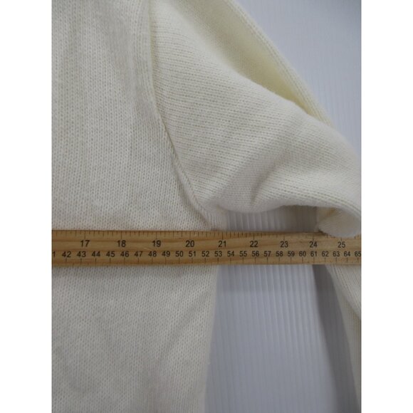 VINTAGE Letterman Cardigan Sweater Medium Cheer Team Varsity 80s USA - Picture 6 of 11